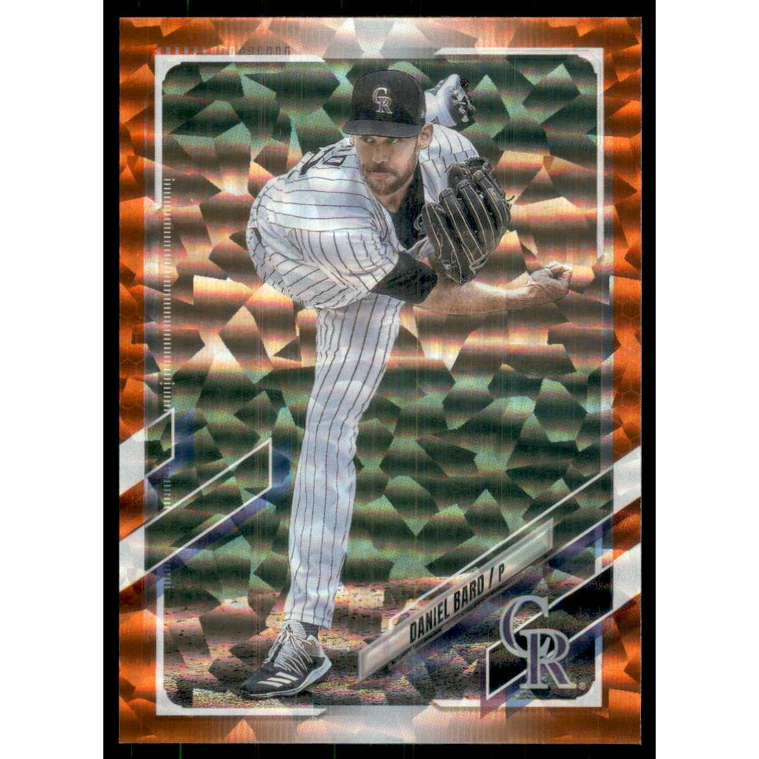 2021 Topps Orange Foil #376 Daniel Bard. rookie card picture