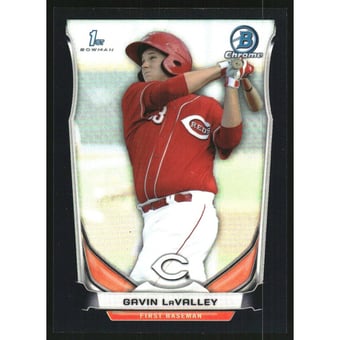2014 Bowman Chrome Draft Black Refractors #CDP115 Gavin LaValley