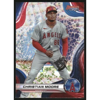 2024 Bowman's Best Top Prospects Wave Refractors #TP9 Christian Moore