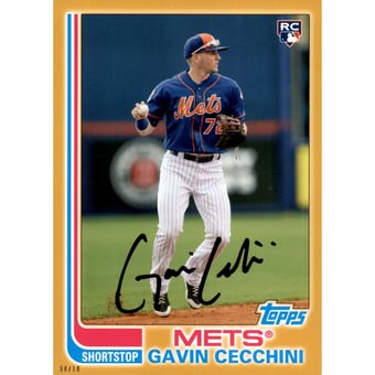 2017 Topps Archives 5x7 Gold #109 Gavin Cecchini