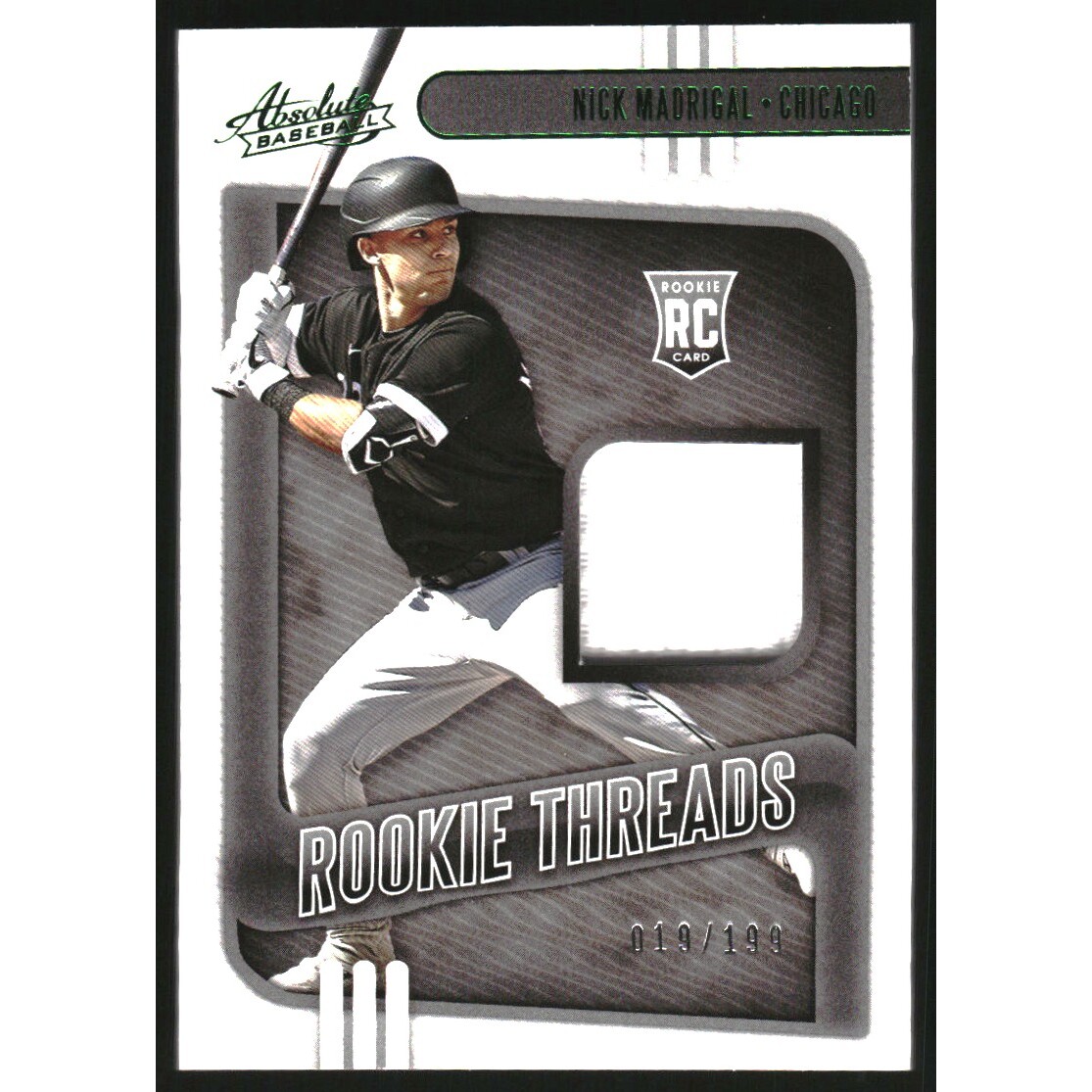 2021 Absolute Rookie Threads Green #57 Nick Madrigal