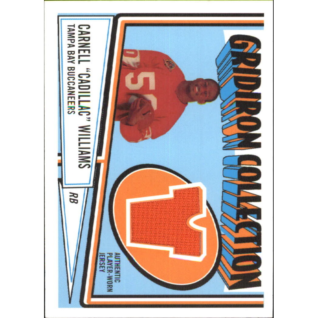 2005 Topps Heritage Gridiron Collection Relics #GCRCW Cadillac Williams B