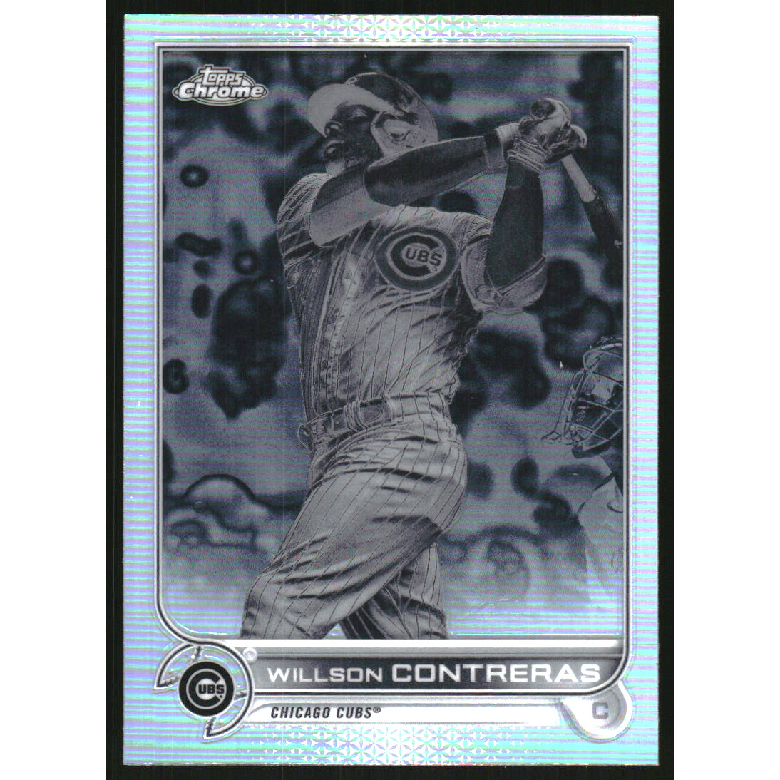 2022 Topps Chrome Negative Refractors #136 Willson Contreras
