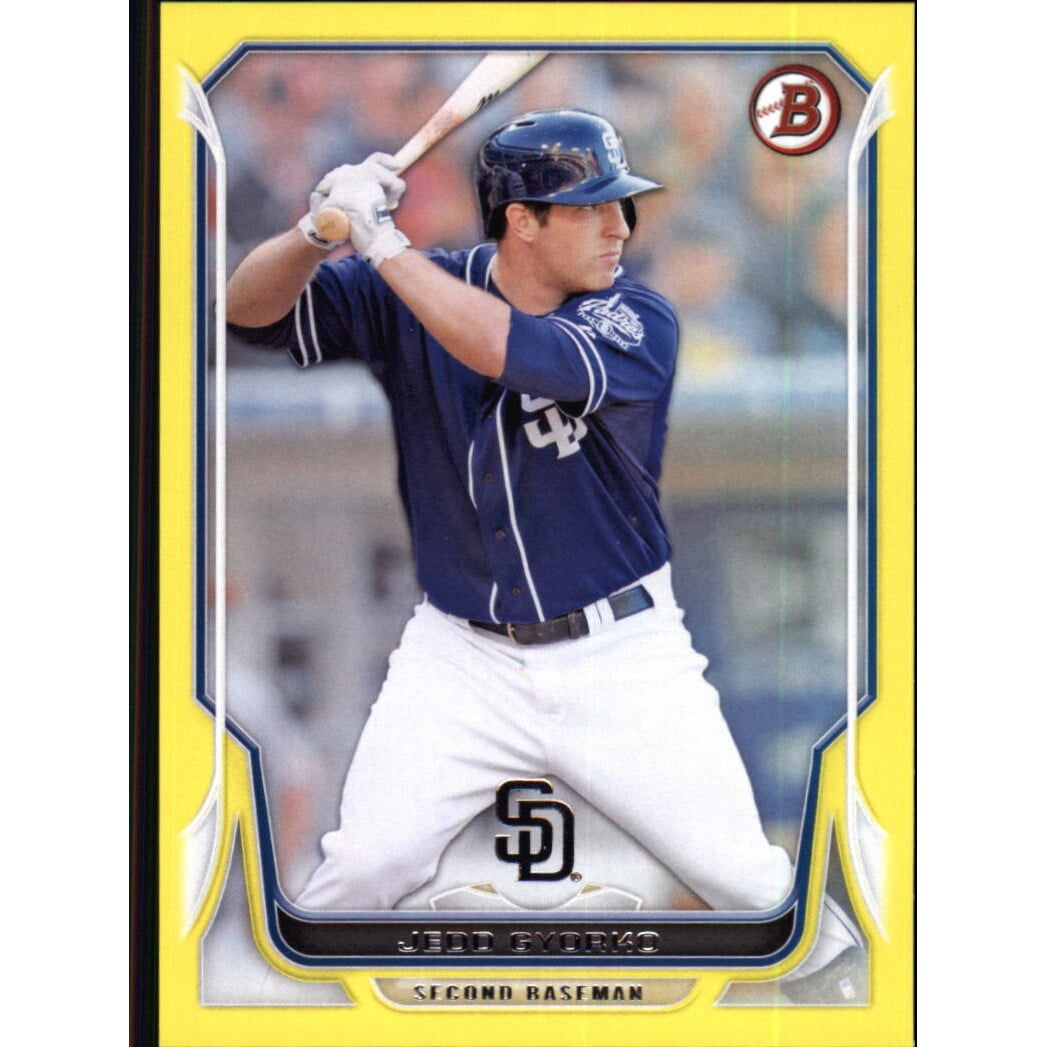 2014 Bowman Yellow #190 Jedd Gyorko. rookie card picture
