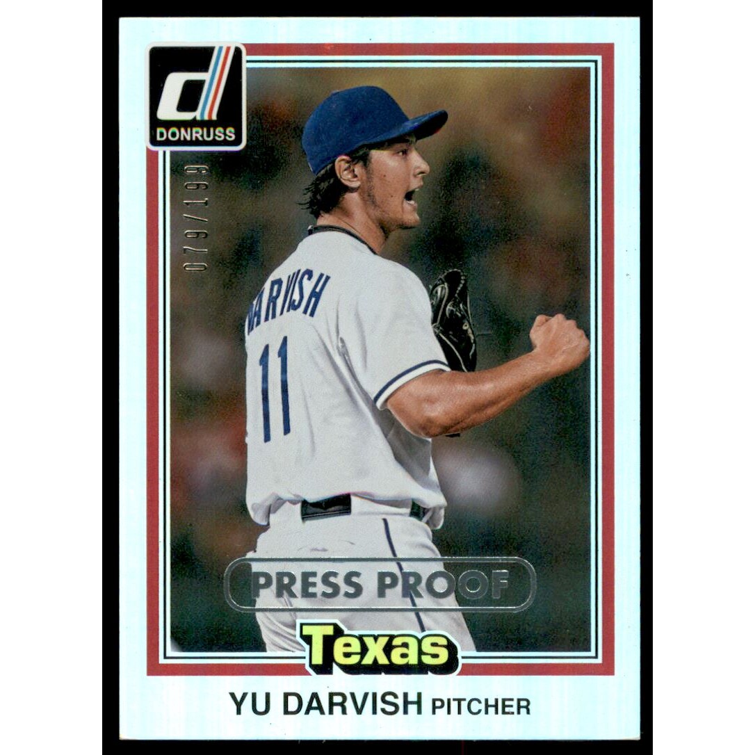 2015 Donruss '81 Press Proofs Platinum Blue #203 Masahiro Tanaka. rookie card picture
