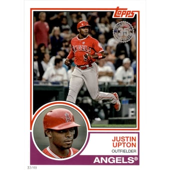 2018 Topps 5x7 '83 Topps #8355 Justin Upton
