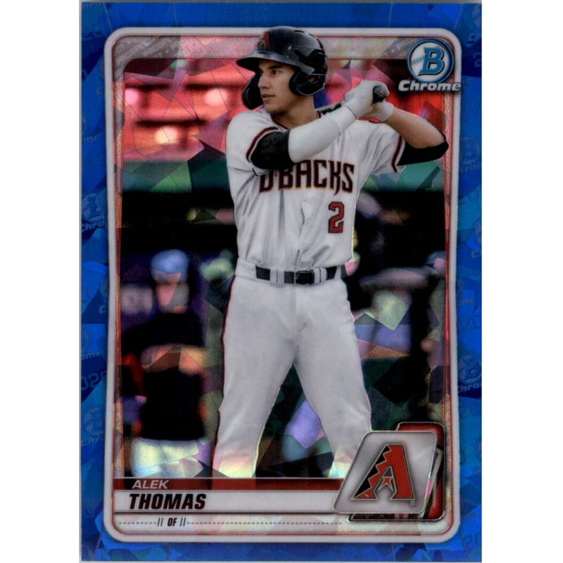 2020 Bowman Chrome Draft Sapphire #BD195 Alek Thomas