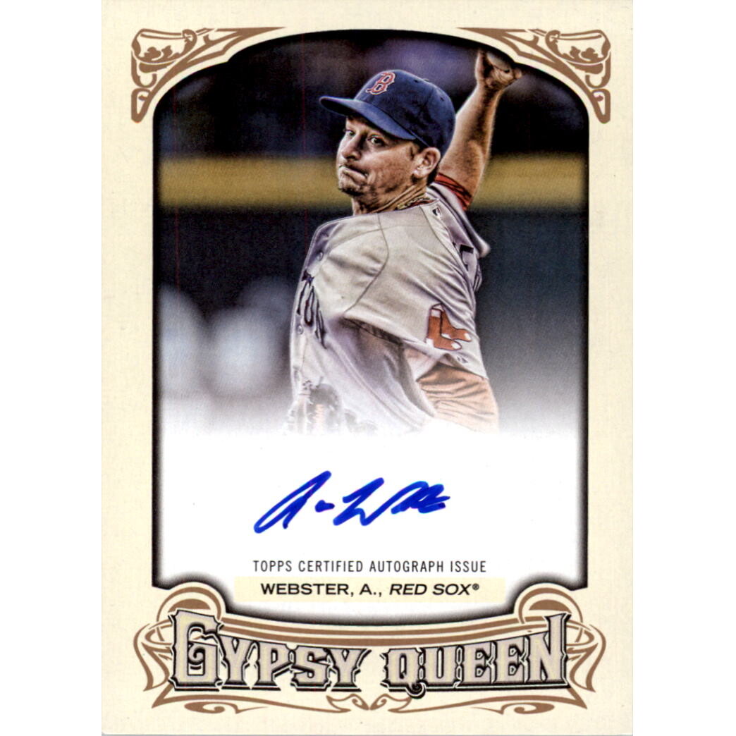 2014 Topps Gypsy Queen Autographs #GQAAW Allen Webster