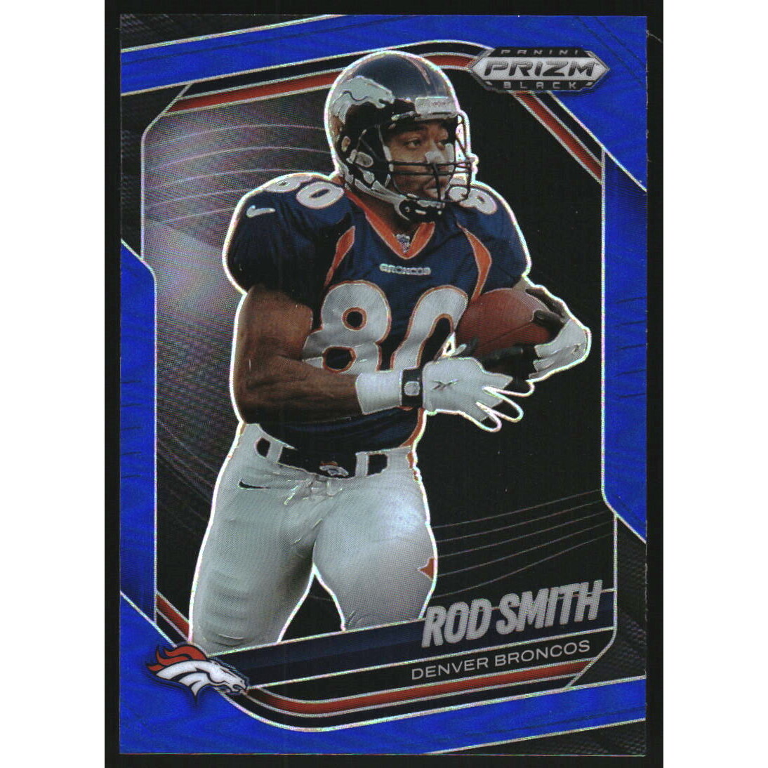 2025 Panini Prizm Black Prizms Blue #53 Rod Smith