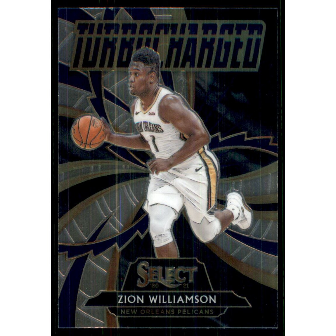 2020-21 Select Turbo Charged #3 Zion Williamson