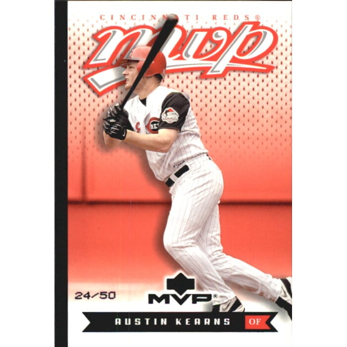 2003 Upper Deck MVP Black #53 Austin Kearns. rookie card picture