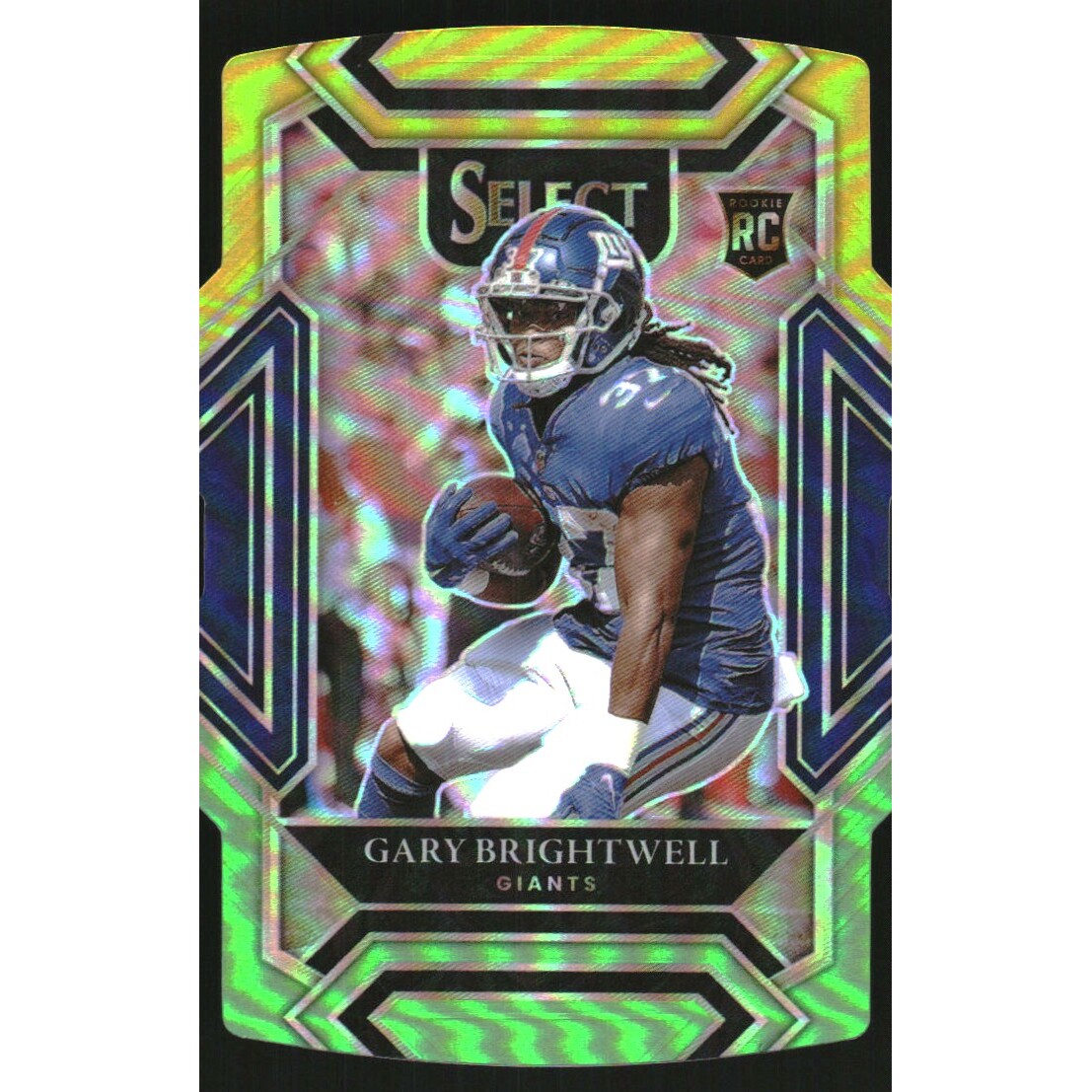 2021 Select Prizm Green and Yellow Die Cut #295 Gary Brightwell 2021 Select Prizm Green and Yellow Die Cut #295 Gary Brightwell