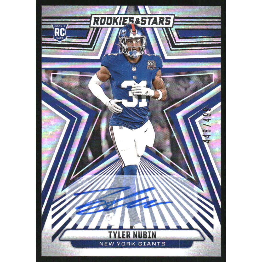 2024 Rookies and Stars Signatures #196 Tyler Nubin/499