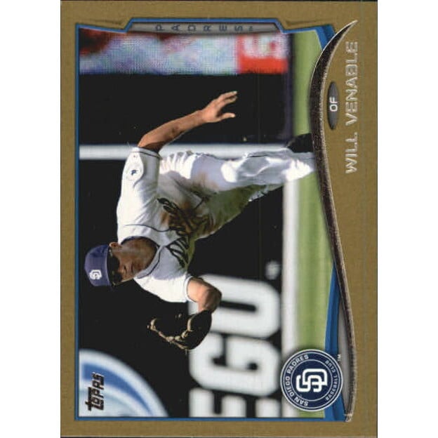 2014 Topps Mini Gold #64 Will Venable. rookie card picture