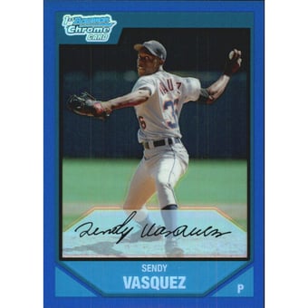 2007 Bowman Chrome Prospects Blue Refractors #BC105 Sendy Vasquez