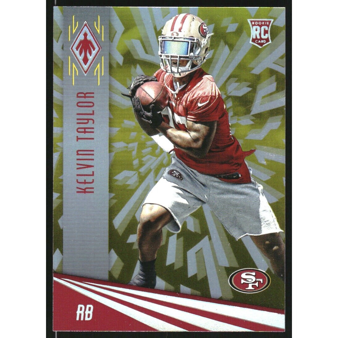 2016 Panini Phoenix Yellow #197 Kelvin Taylor. rookie card picture