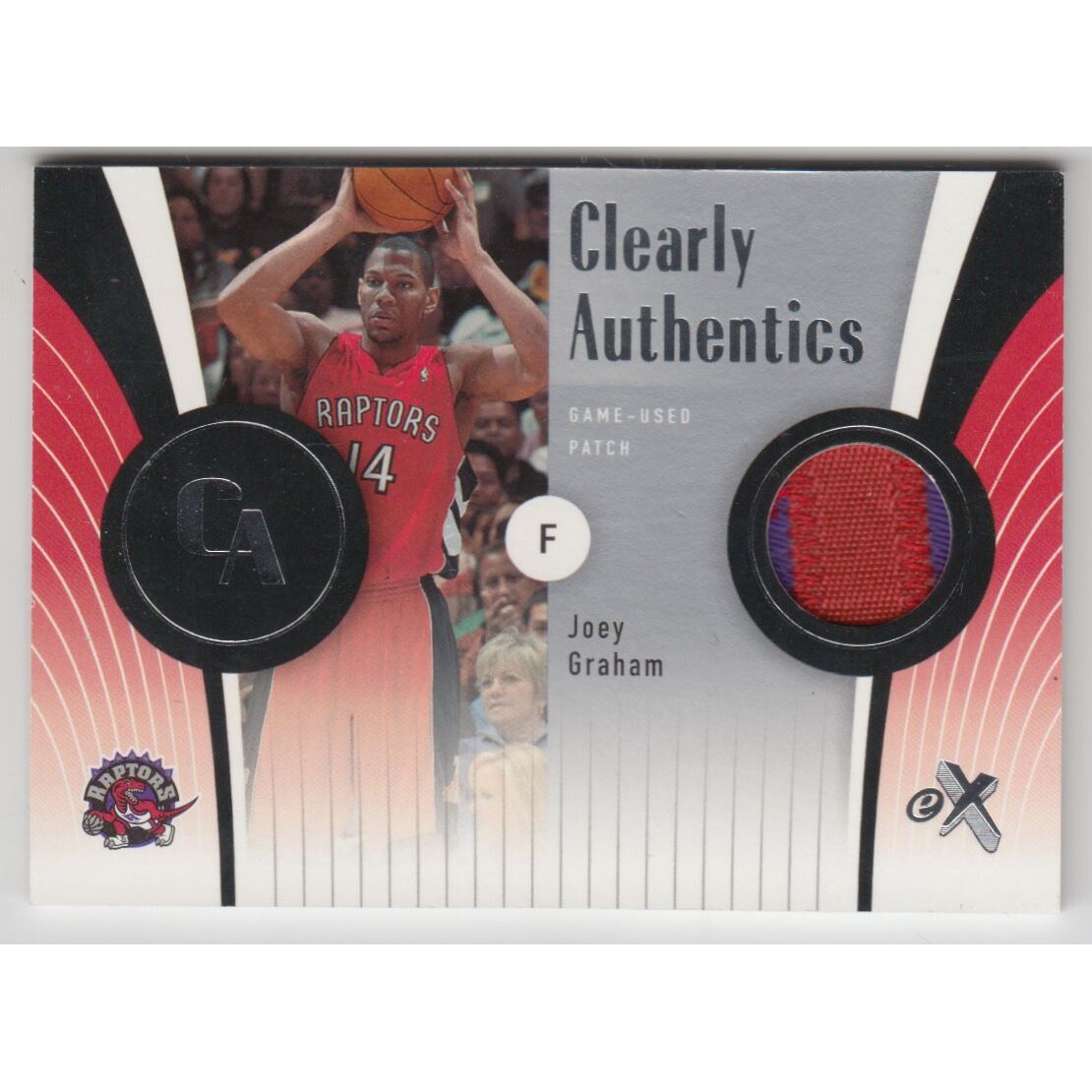 2006-07 E-X Clearly Authentics Patches #CAJG Joey Graham