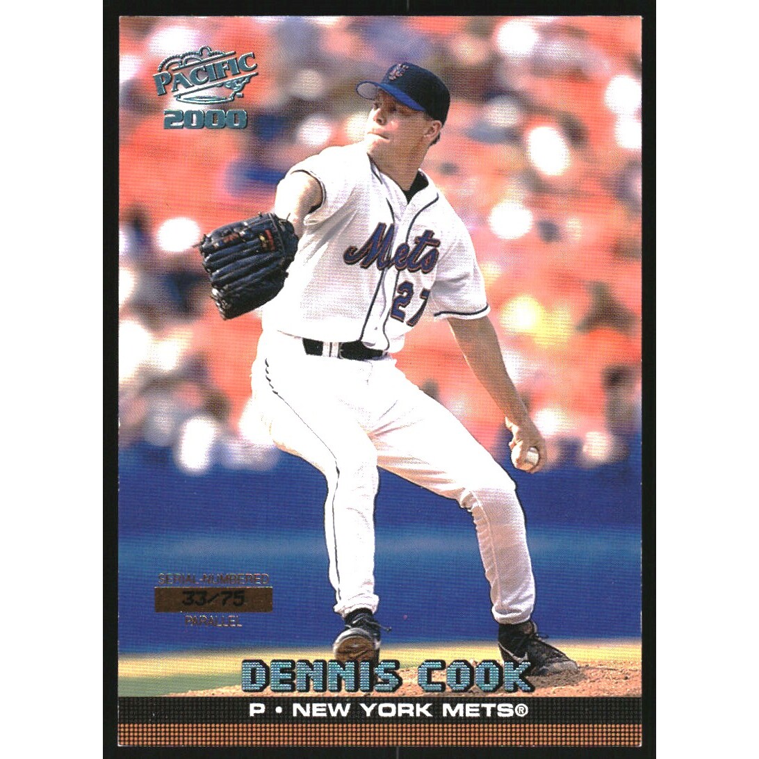2000 Pacific Platinum Blue #275 Dennis Cook