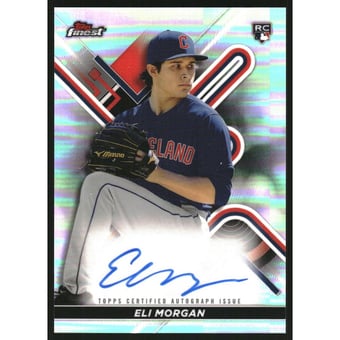 2022 Finest Autographs Refractors #FAEL Eli Morgan