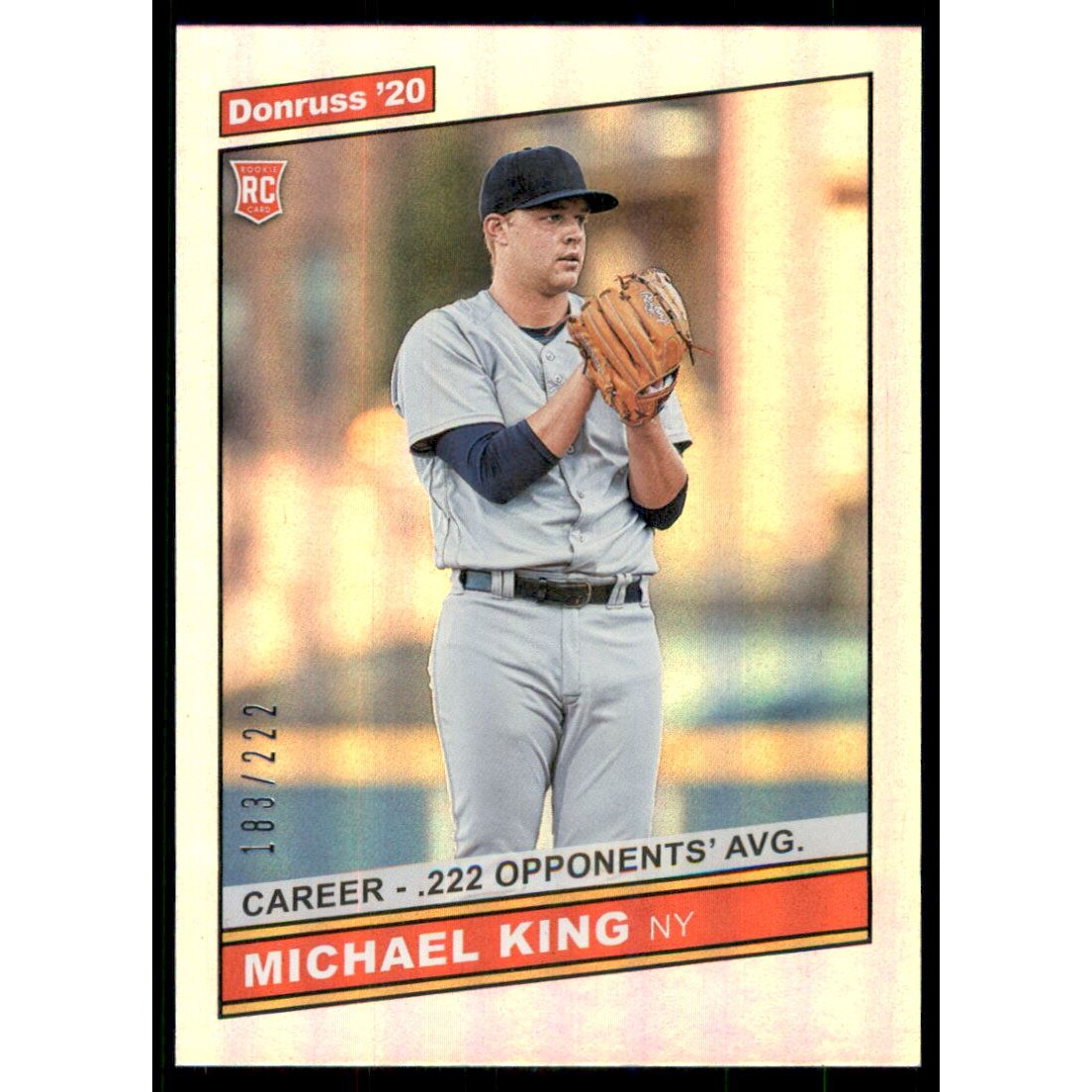 2020 Donruss Career Stat Line #256 Michael King RETRO/222