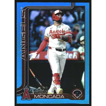 2025 Topps Update Blue Rainbow Foil #US24 Yoan Moncada