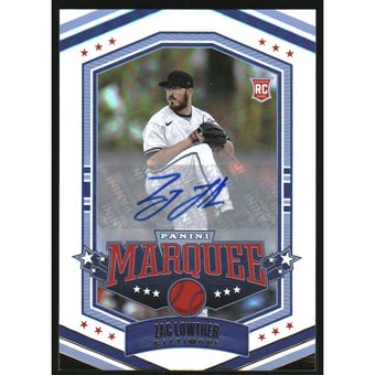 2022 Panini Chronicles Marquee Autographs #20 Zac Lowther