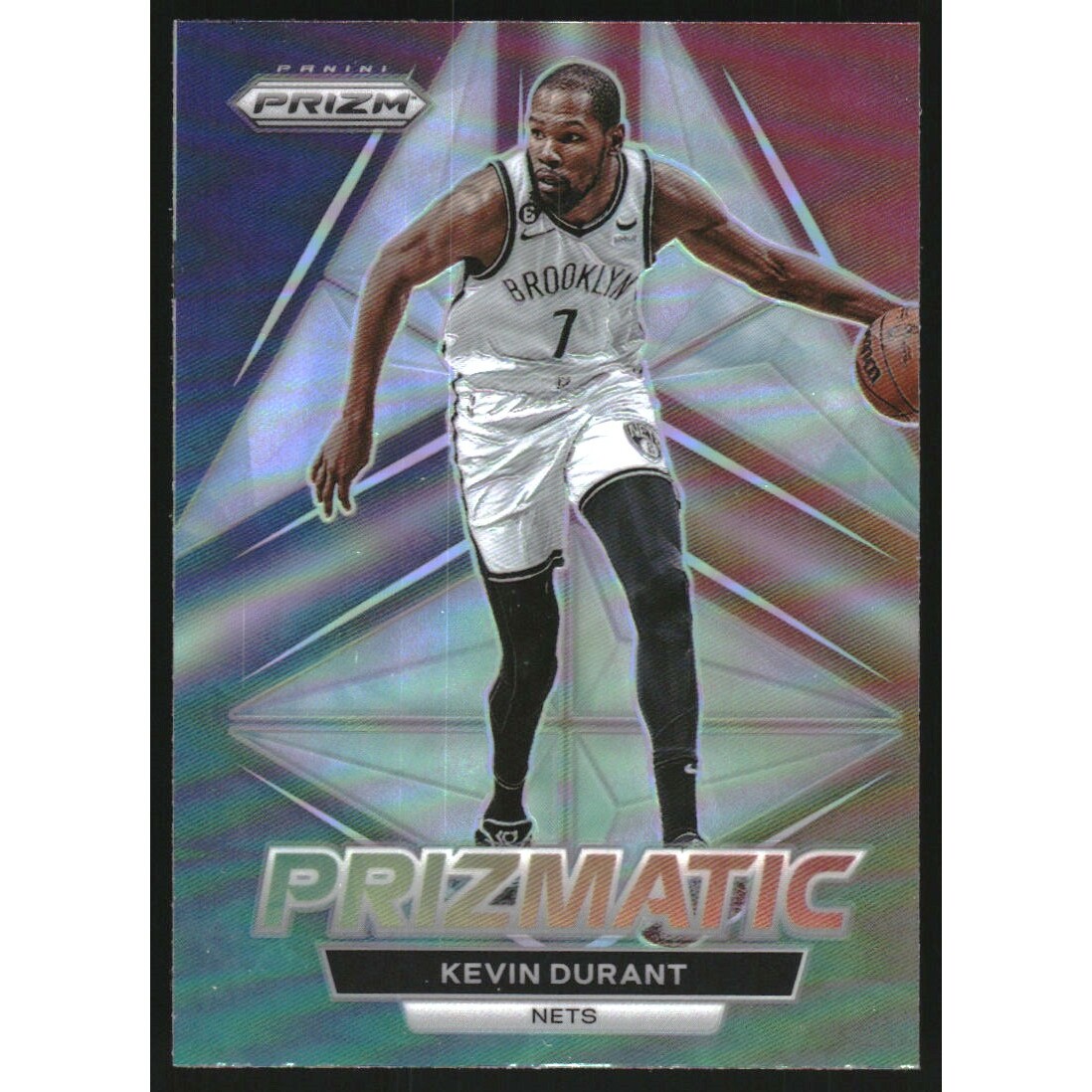 2022-23 Panini Prizm Prizmatic Prizms Silver #20 Kevin Durant