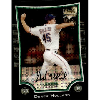 2009 Bowman Chrome X-Fractors #193 Derek Holland