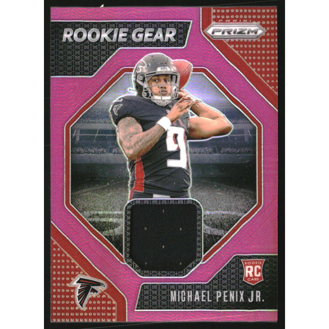 2024 Panini Prizm Rookie Gear Pink #9 Michael Penix Jr.