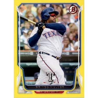2014 Bowman Yellow #136 Prince Fielder