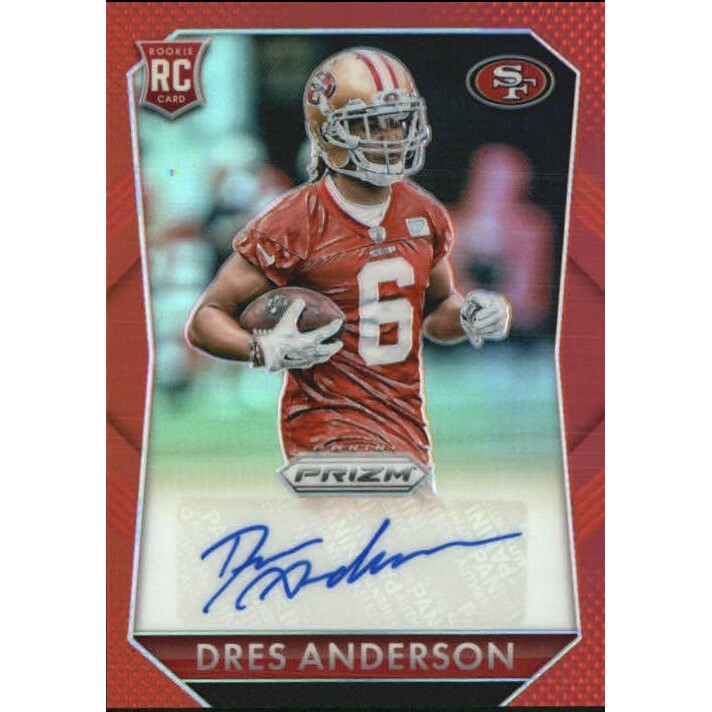 2015 Panini Prizm Rookie Autographs Prizms Red #RSDA Dres Anderson/299