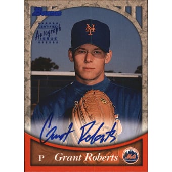 1999 Bowman Autographs #BA10 Grant Roberts B
