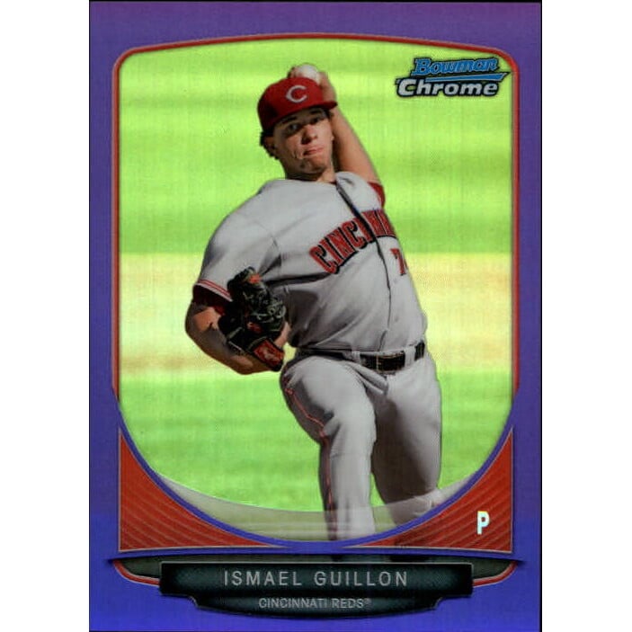 2013 Bowman Chrome Prospects Purple Refractors #BCP33 Ismael Guillon