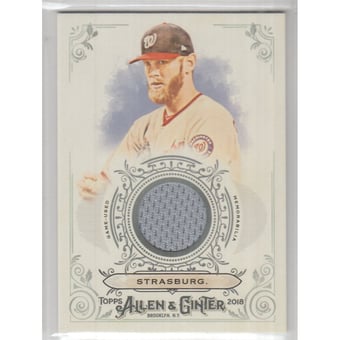 2018 Topps Allen and Ginter Relics #FSRBSS Stephen Strasburg B
