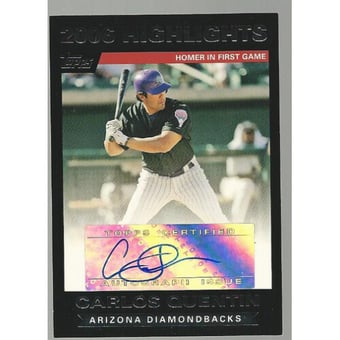 2007 Topps Highlights Autographs #CQ Carlos Quentin F