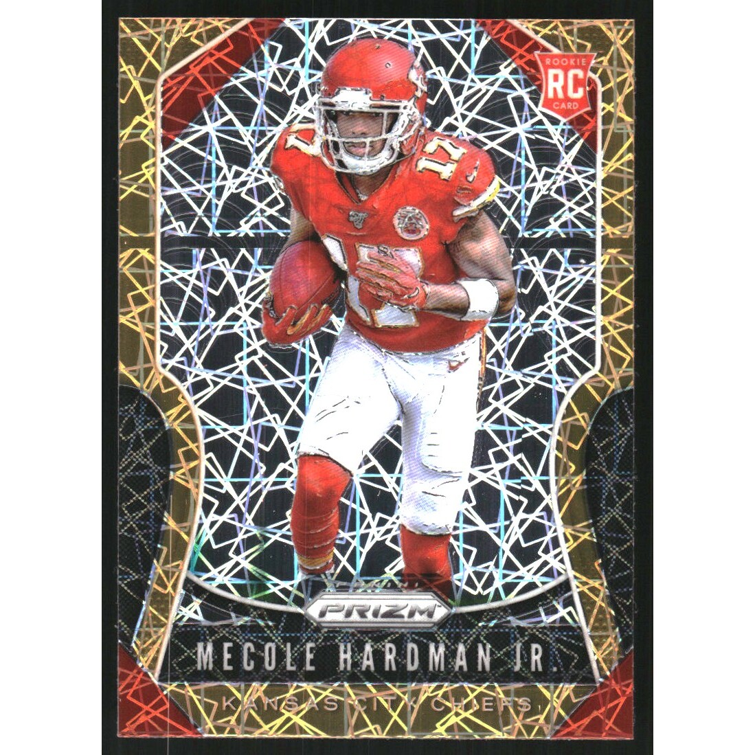 2019 Panini Prizm Prizms Lazer #345 Mecole Hardman Jr.