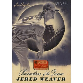 2013 Panini America's Pastime Characters of the Game #4 Jered Weaver