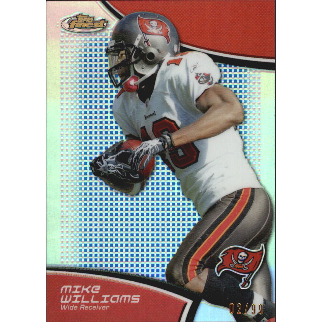 2011 Finest Blue Refractors #32 Mike Williams