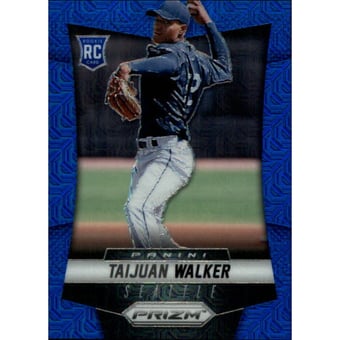2014 Panini Prizm Prizms Blue Mojo #176 Taijuan Walker