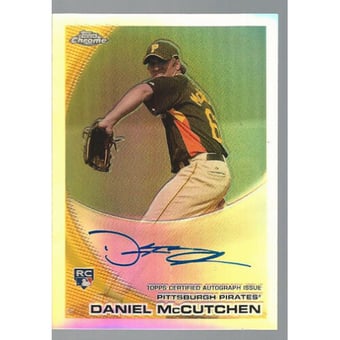2010 Topps Chrome Rookie Autographs Refractors #209 Daniel McCutchen