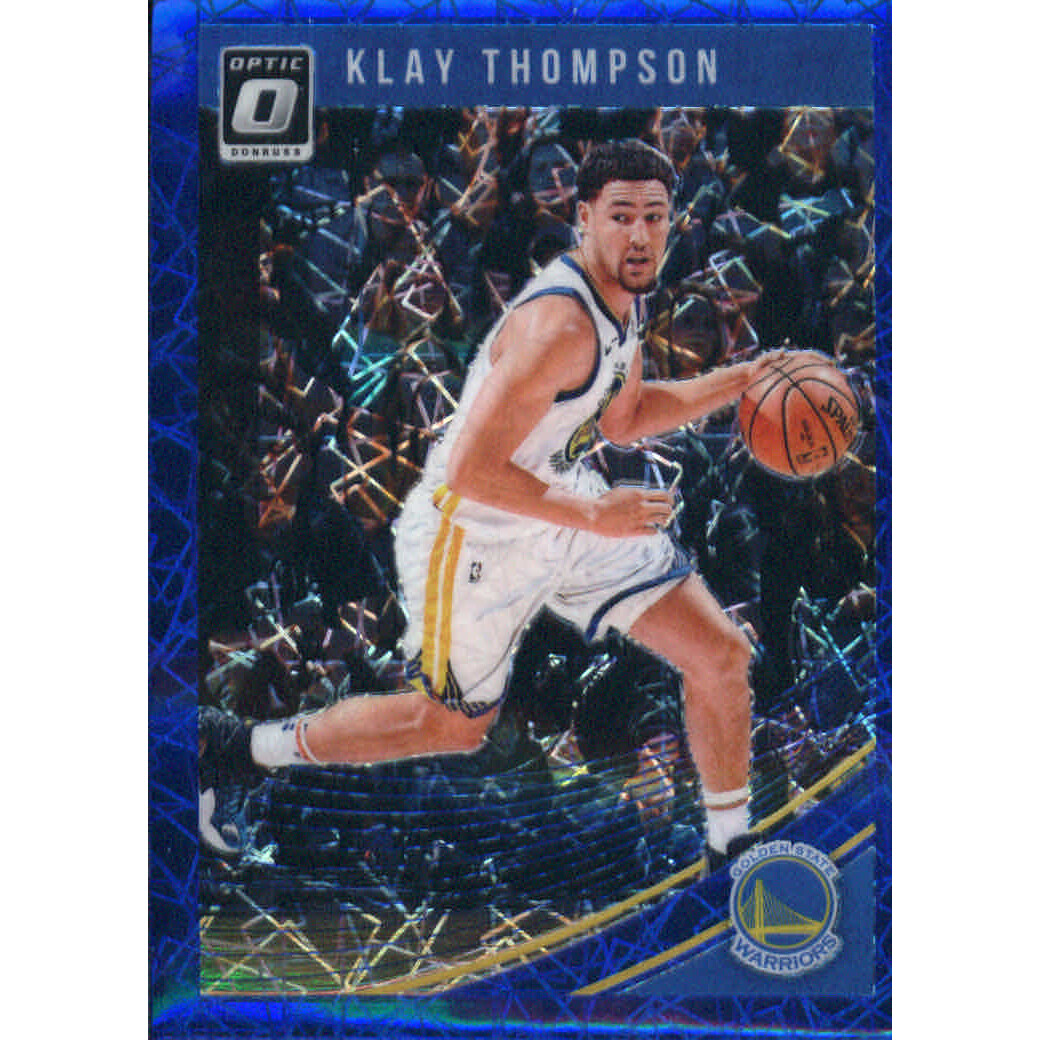 2018-19 Donruss Optic Blue Velocity #12 Klay Thompson