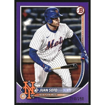 2025 Bowman Purple #22 Juan Soto