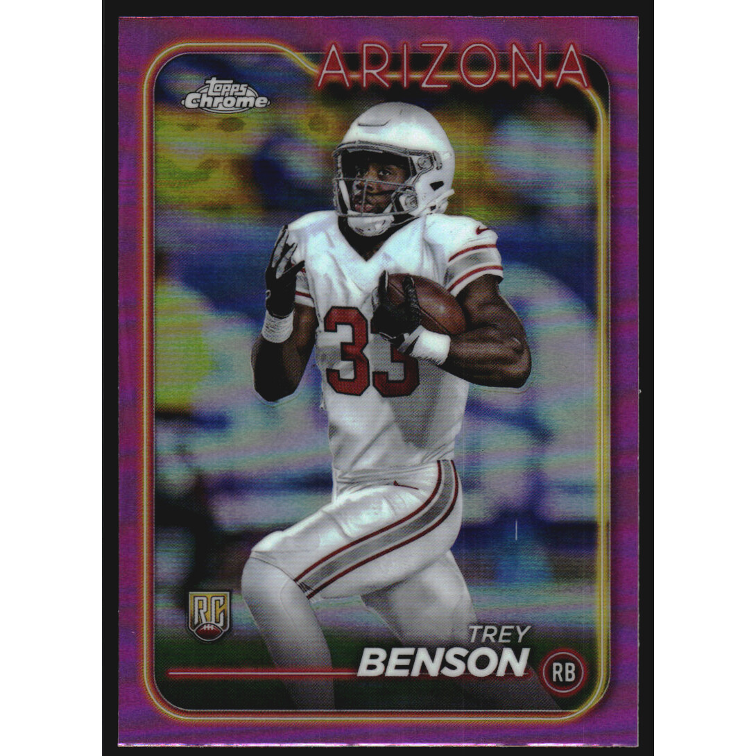 2024 Topps Chrome Pink Refractors #214 Trey Benson