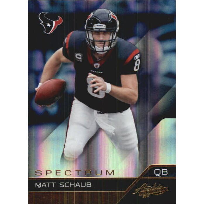 2011 Absolute Memorabilia Spectrum Gold #43 Matt Schaub