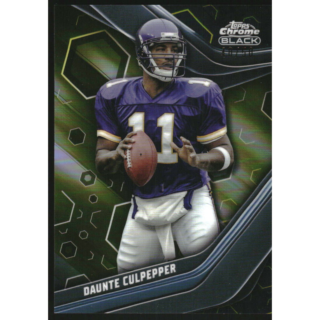 2023 Topps Composite Chrome Black Gold Refractors #128 Daunte Culpepper