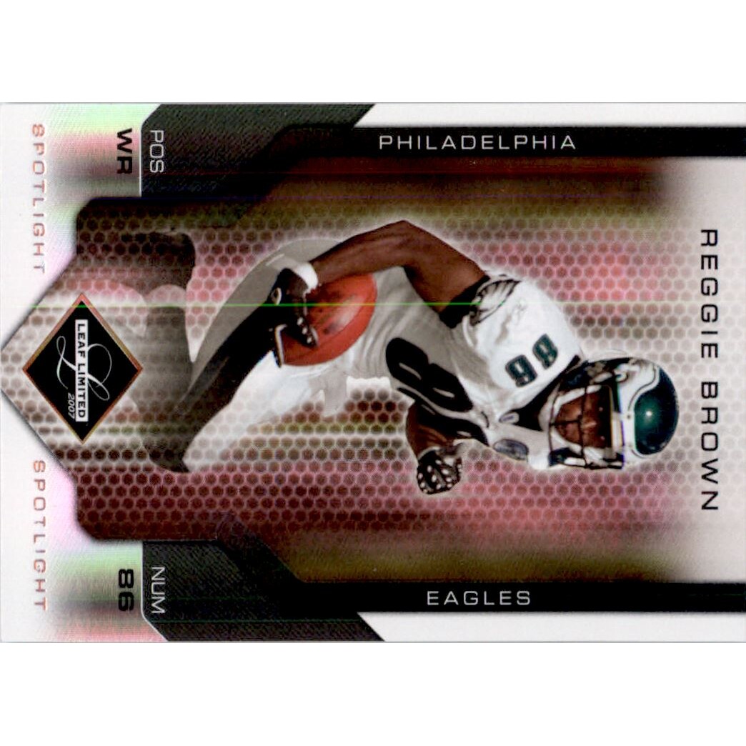 2007 Leaf Limited Bronze Spotlight #76 Reggie Brown