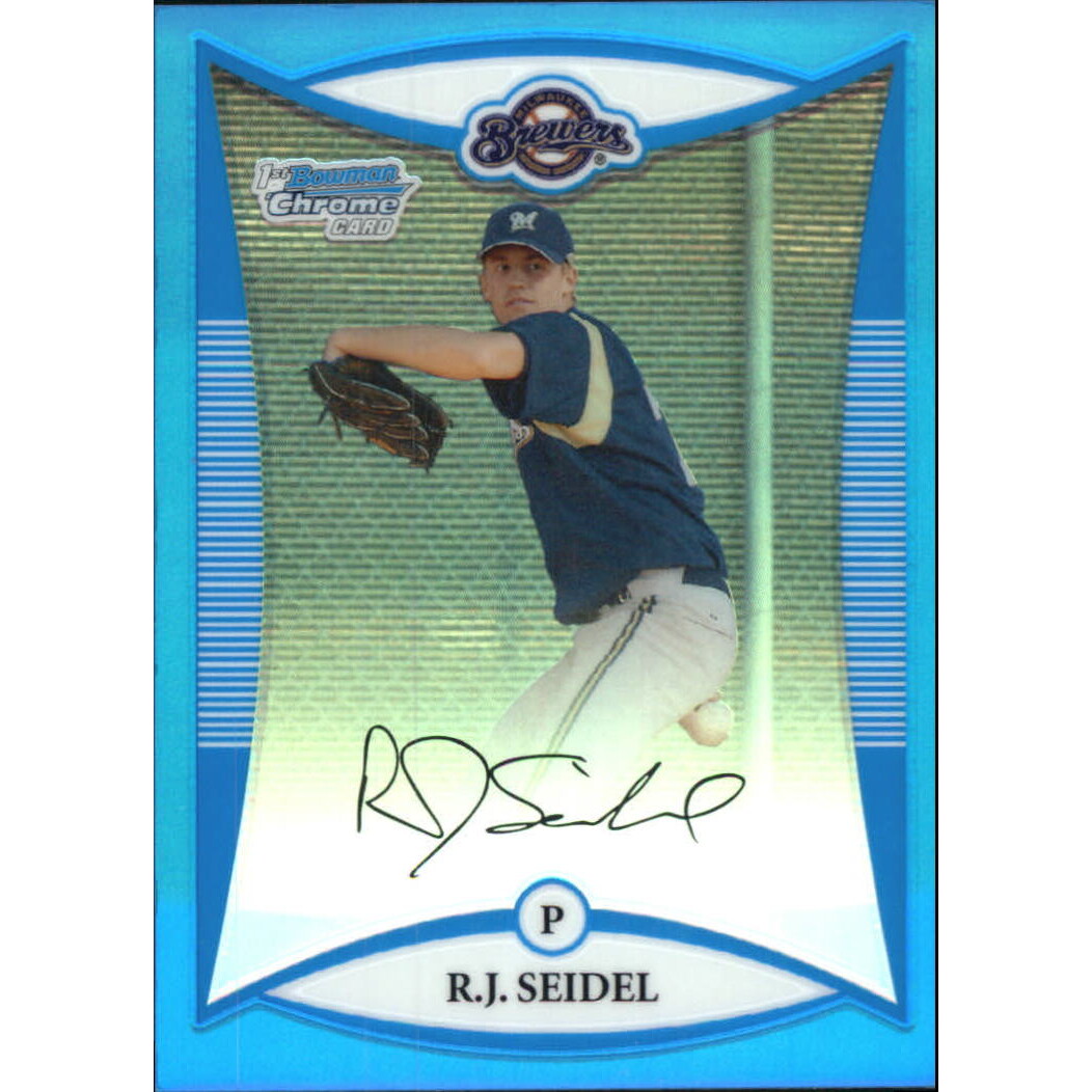 2008 Bowman Chrome Prospects Blue Refractors #BCP226 R.J. Seidel