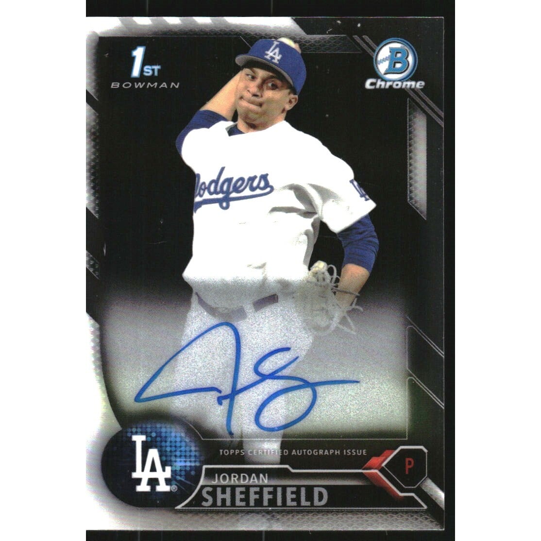 2016 Bowman Chrome Draft Draft Pick Autographs #CDAJS Jordan Sheffield