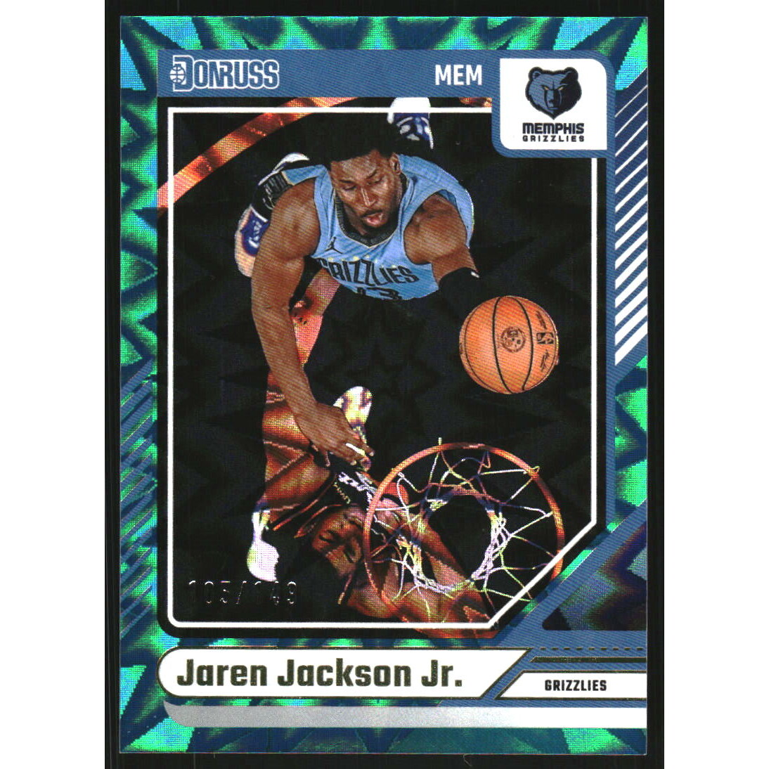 2024-25 Donruss Teal Explosion #63 Jaren Jackson Jr.