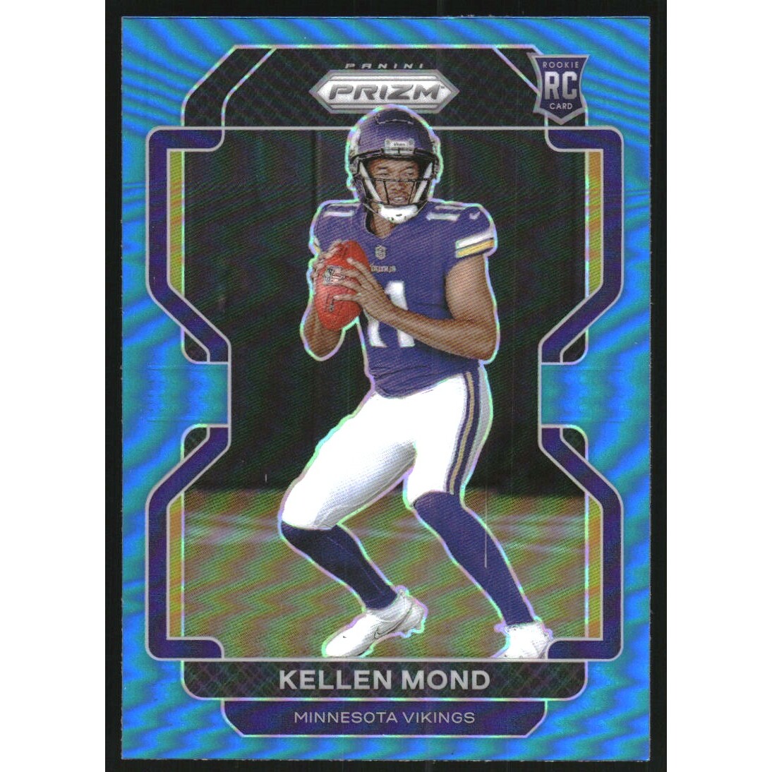 2021 Panini Prizm Prizms Light Blue #351 Kellen Mond